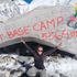 Faith Mwende at the Mt Everest base camp. She hopes to reach the summit in April. 