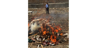 dumped kitengela meat