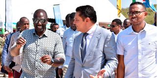 Taifa Gas Group Chairman Rostam Aziz, William Ruto