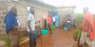 Flooding in Ilbisil, Kajiado Central Sub-county.
