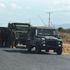 Kenya Defence Forces (KDF) convoy with artery launchers on the Emining - Marigat Road in Baringo County on March 13, 2023