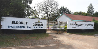 Eldoret Central Secondary School in Eldoret town, Uasin Gishu County