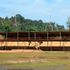 A flooded area next to the dais at Maua Stadium, Meru County