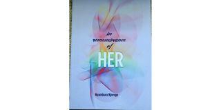 The cover of the book "In Remembrance of Her" by Nyambura Njoroge