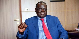 Former Energy minister Kiraitu Murungi