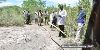 DCI homicide detective marks a shallow grave kilifi cult Pastor Paul Mackenzie