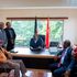 Uhuru at Jubilee headquarters