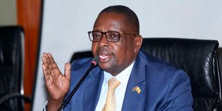 State Department for Labour Principal Secretary Geoffrey Kaituko