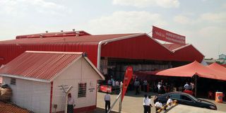 A Nairobi Bottlers Limited manufacturing plant along Kagundo Road