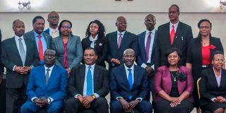 Members of the Commission of Inquiry into the Shakaola Tragedy