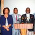 Rarieda MP Otiende Amollo (centre) and other members of the bipartisan committee address journalists