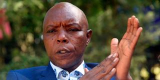 Former Mungiki leader Maina Njenga.