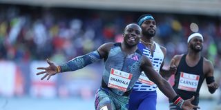 Ferdinand Omanyala of Kenya
