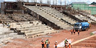 A view of 64 Stadium in Eldoret