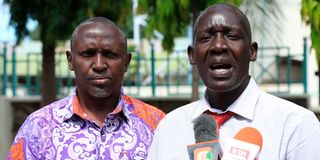 Kenya Association of Sugarcane and Allied Products (Kasap) Chairman Charles Atiang’ Atyang’