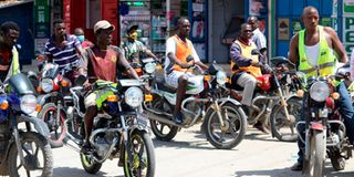 Boda boda riders