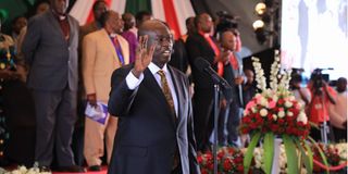 Deputy President Rigathi Gachagua, mukami kimathi funeral