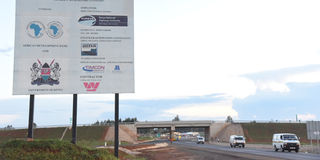 A section of the Eldoret Southern By-pass in Uasin Gishu county