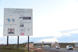 A section of the Eldoret Southern By-pass in Uasin Gishu county