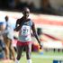 Vivian Cheruiyot after competing in the women's 10,000m race 