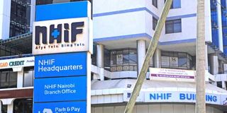 The National Health Insurance Fund building in Nairobi in February last year.
