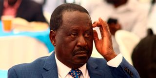 Azimio Party leader Raila Odinga