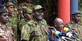 Nairobi police boss Adamson Bungei