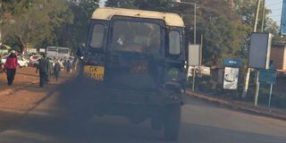 smoking vehicle