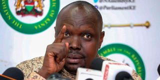 DAvid Pkosing west pokot banditry
