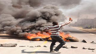 Shabab protester