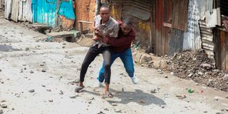Mathare slum,