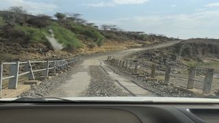 Kapedo Bridge at the border of Turkana and Baringo counties on February 17, 2023,