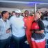 Kenya’s ambassador to Germany Thomas Amolo celebrates with Berlin marathon winner Eliud Kipchoge 