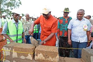 President William Ruto in Nyanza