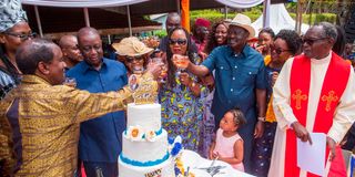 Raila, Kalonzo in Bondo