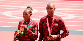 Kenya's Nancy Chelangat Koech and her brother Geoffrey Kiplangat Koech