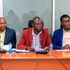 Interdicted teachers Peter Kamoet, Charles Achol and Nathaniel Cheruiyot
