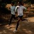 Hellen Obiri (right) trains at Colorado, United States of America 