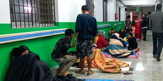 Earthquake survivors