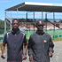 Erick Sang (right) with his guide David Korir 
