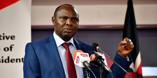 Head of Public Service Felix Koskei