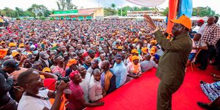 Azimio leader Raila Odinga