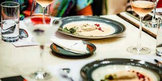 Beef Pepper Nogada with creamy walnut sauce
