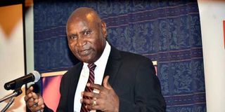 Former Auditor-General Edward Ouko