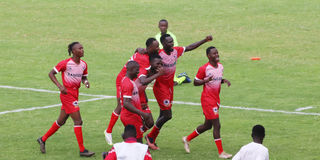 Shabana players celebrate