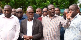 Boni Khalwale and Wycliffe Oparanya