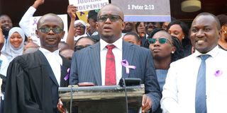 LSK President Eric Theuri
