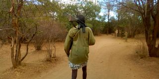 A national police reservist at Amolem village in Kerio Valley