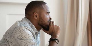 troubled man