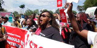 Femicide march